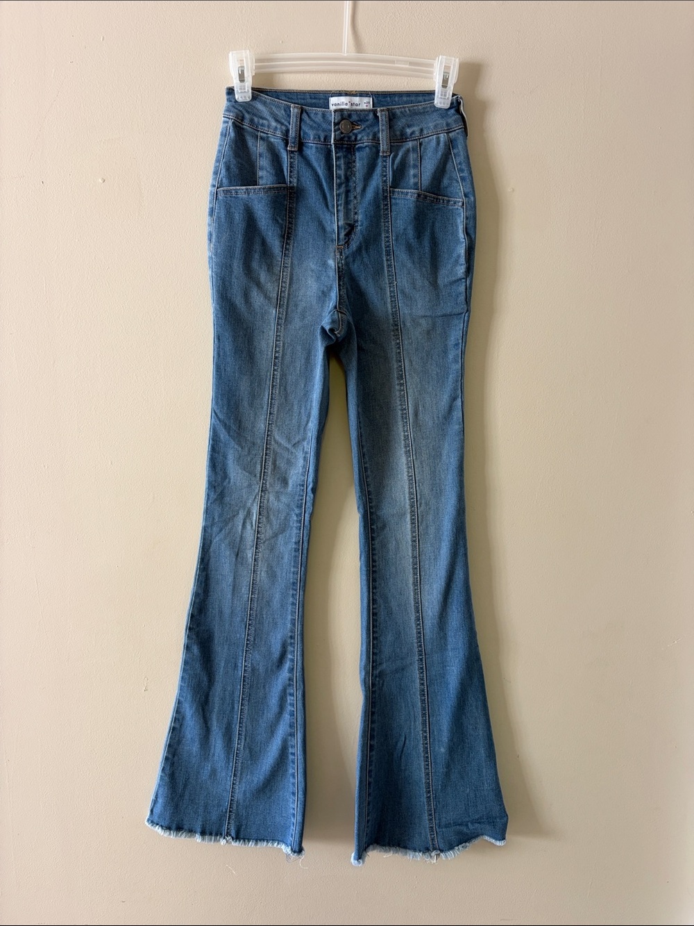 Vanilla Star Blue High-Rise Flare Jeans